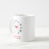 Personalisiert Aries Zodiac Geburtstagsgeschenk Kaffeetasse (Vorderseite Links)