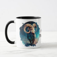 Personalisiert Aries Zodiac Ram Astrologie
