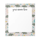 Personalisiert Armadillo Notepad Notizblock (Vorderseite)