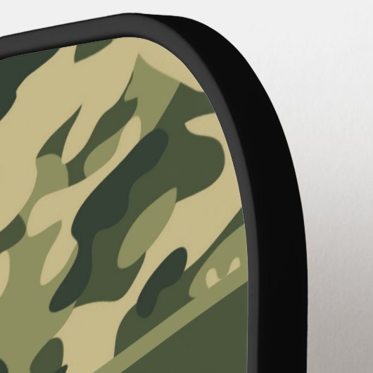 Personalisiert Army Green Camouflage 2 Pickleball Schläger (Linke Seite)