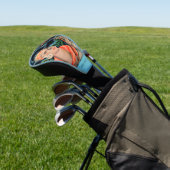 Personalisiert Art Deco Golf Head Cover Headcover (In SItu)