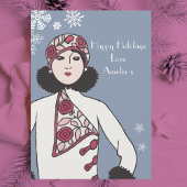 Personalisiert Art Deco Weihnachten