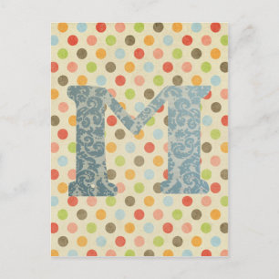 Personalisiert Art Letter Postkarte