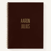 Personalisiert Art Sketchbook Notebook-Geschenk Notizblock (Vorderseite)