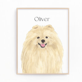 Personalisiert Art Spitz Fotodruck