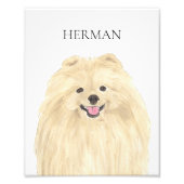 Personalisiert Art Spitz Fotodruck (Vorne)