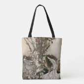 Personalisiert Arthur Rackham Fairies Fantasy Tasc Tasche (Rückseite)