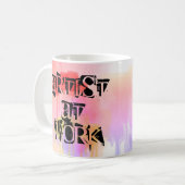 Personalisiert Artist Coffee Tasse (Vorderseite Links)