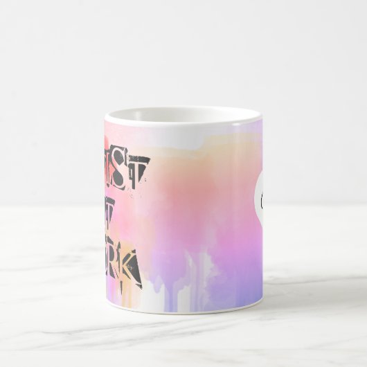 Personalisiert Artist Coffee Tasse (Mittel)