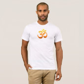 Personalisiert Asana Relax Yoga Om Mantra Symbol T-Shirt (Vorne ganz)