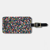 Personalisiert | Ashley Dots Gepäckanhänger (Vorderseite horizontal)