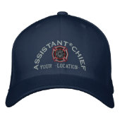 Personalisiert Assistant Chief Custom Cap Embroide Bestickte Baseballkappe (Vorderseite)