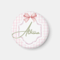 Personalisiert Athena Baby Girl Kinderzimmer Bow&G