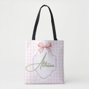 Personalisiert Athena Baby Girl Kinderzimmer Bow&G Tasche