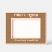 Personalisiert Athletic Trainer AT Abschluss Moder Geätzte Rahmen (Vorderseite)