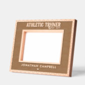 Personalisiert Athletic Trainer AT Abschluss Moder Geätzte Rahmen (Links)