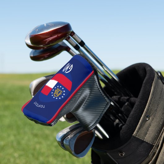 Personalisiert auf der georgischen Staatsflagge Golf Headcover (In Situ)