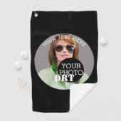 Personalisiert auf einem Text Golfhandtuch (Insitu)
