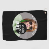 Personalisiert auf einem Text Golfhandtuch (Horizontal)