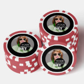 Personalisiert auf einem Text Pokerchips (Stapel)