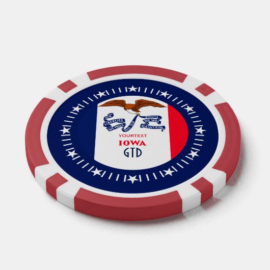 Personalisiert auf einer Webseite Pokerchips (Einzeln)