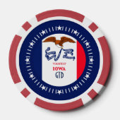 Personalisiert auf einer Webseite Pokerchips (Rückseite)