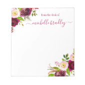 Personalisiert | Aus dem Schreibtisch des Notepad Notizblock (Vorderseite)