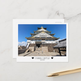 Personalisiert, aus Osaka mit Liebe Postkarte