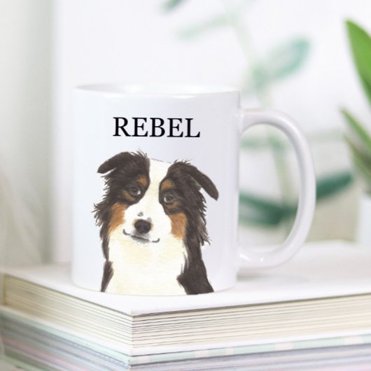 Personalisiert Aussie Australian Shepherd Kaffeetasse