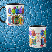 Personalisiert Autismus Annahme Monat Keramik Tass Tasse