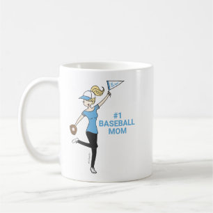 Personalisiert Avatar #1 Baseball Mama Kaffee Tass Kaffeetasse