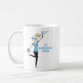Personalisiert Avatar #1 Baseball Mama Kaffee Tass Kaffeetasse