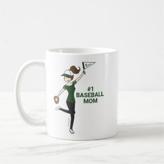 Personalisiert Avatar #1 Baseball-Mama Kaffeetasse
