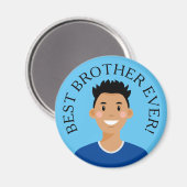 Personalisiert Avatar Bester Bruder je Magnet (Vorderseite/Rückseite)