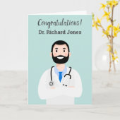 Personalisiert Avatar Doctor Karte (Gelbe Blume)