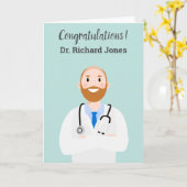 Personalisiert Avatar Doctor Karte (Gelbe Blume)