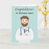 Personalisiert Avatar Doctor Karte (Gelbe Blume)