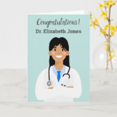 Personalisiert Avatar Doctor Karte (Gelbe Blume)
