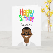 Personalisiert Avatar Geburtstagskarte Karte (Gelbe Blume)