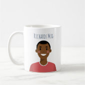 Personalisiert Avatar Kaffeetasse (Links)