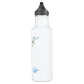 Personalisiert Avatar Nr. 1 Fußballfan Edelstahlflasche (Rechts)