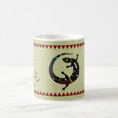 Personalisiert Aztec Southwest Kokopelli Design Kaffeetasse (Mittel)