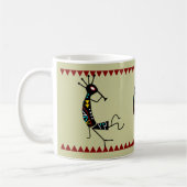 Personalisiert Aztec Southwest Kokopelli Design Kaffeetasse (Links)