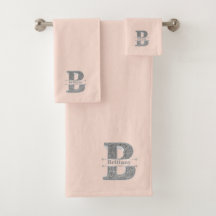 Personalisiert B Erste Silver Monogramm Ihr Name