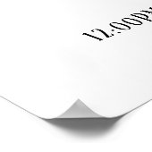 Personalisiert Baby Alphabet Letter - C - Poster (Ecke)