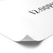 Personalisiert Baby Alphabet Letter - D - Poster (Ecke)