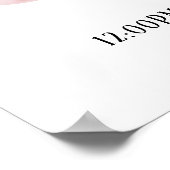 Personalisiert Baby Alphabet Letter - K - Poster (Ecke)