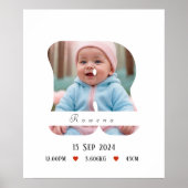 Personalisiert Baby Alphabet Letter - R - Poster (Vorne)