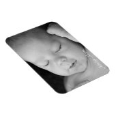 Personalisiert Baby Announction Foto Magnet (Rechte Seite)