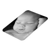 Personalisiert Baby Announction Foto Magnet (Linke Seite)
